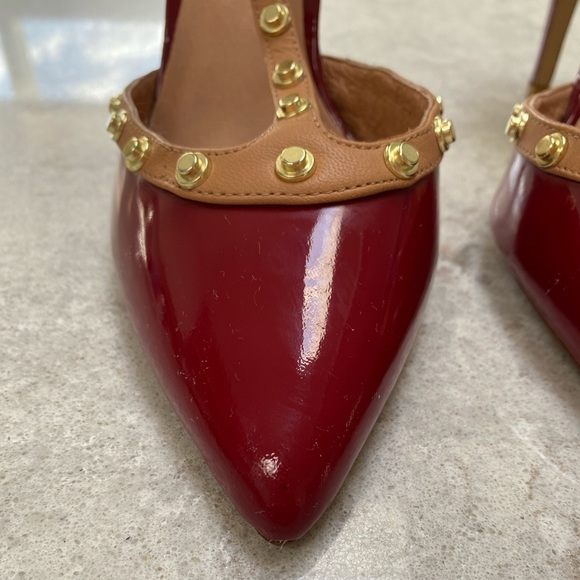 Halogen NWOT Martine Studded T-Strap Heels - Picture 10 of 14